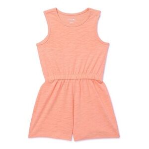 Garanimals Toddler Girl Solid Jersey Slub Romper